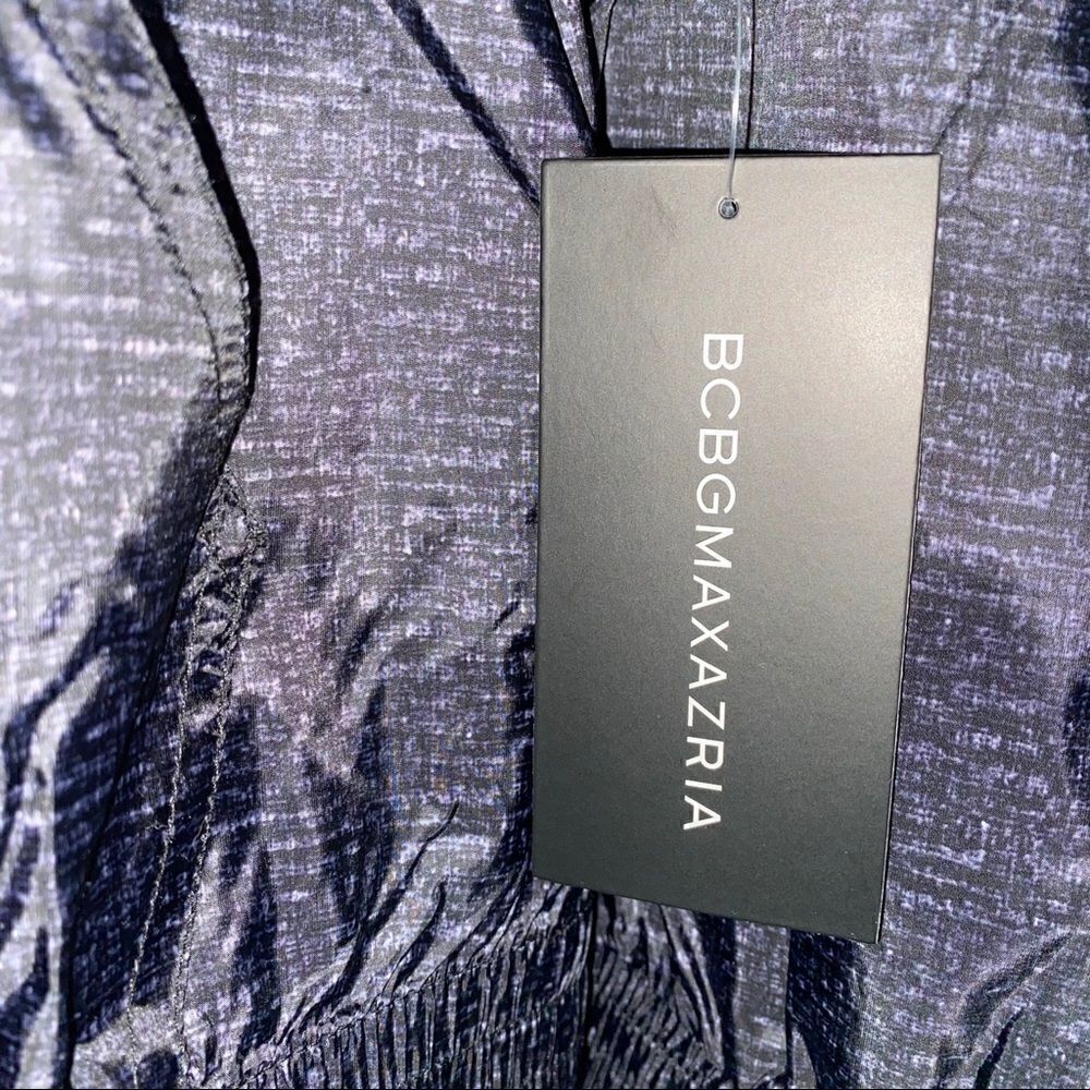 𝅺bcbg Max Azria Womens Windbreaker Jacket sz Large - Picture 6 of 6